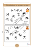 L'alphabet - Fiche 4 "Colorie les lettres..."