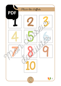 PDF - Les chiffres - Fiche 1 "Place les chiffres"