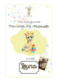Mon cahier Pré Maternelle n°1, 2-3 ans